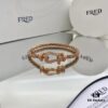 692ff59399f2d84055c8de47 FRED Force 10 Large Diamond-Paved Bracelet in Rose Gold