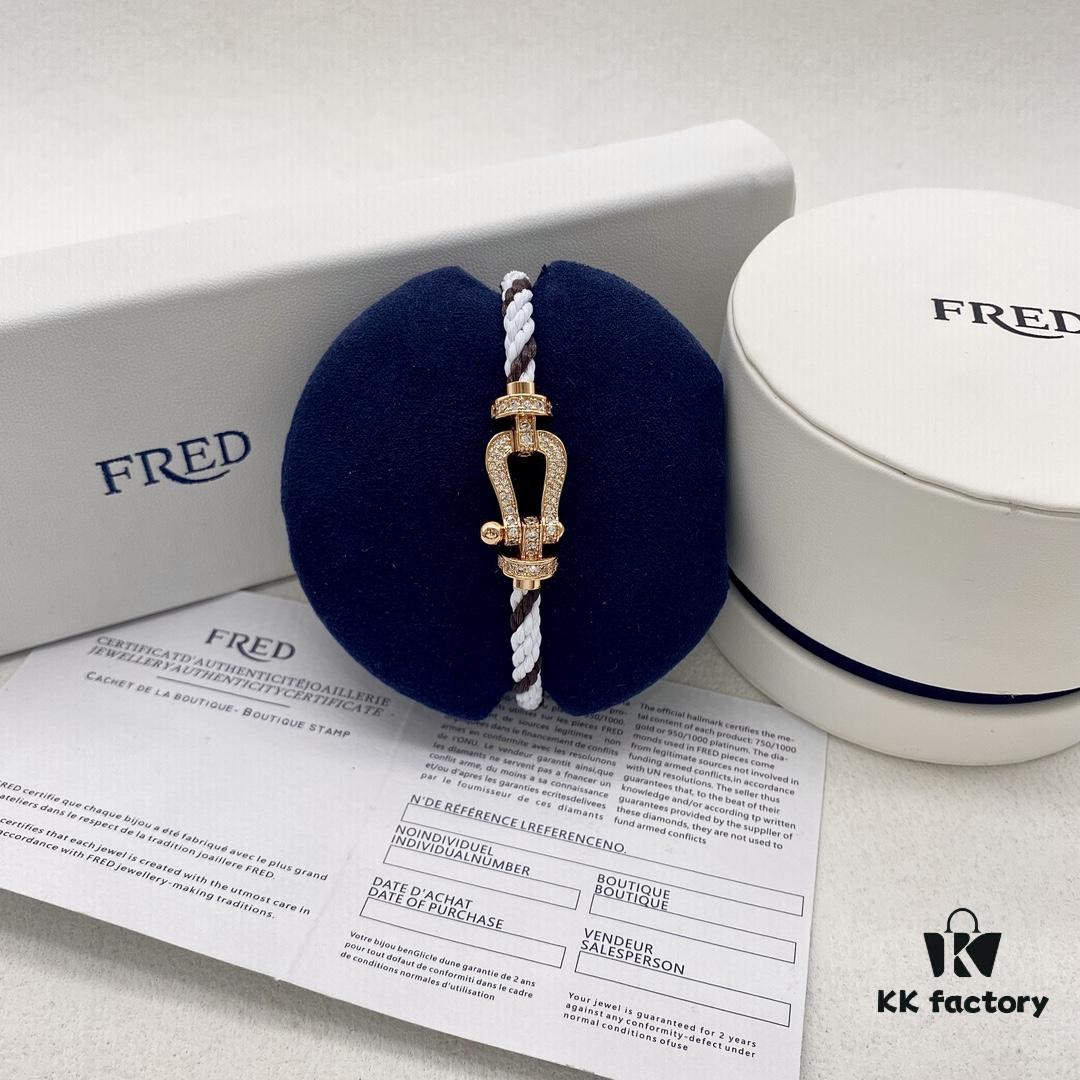 692ff59899f2d84055c8de51 FRED Force 10 Oversized Fully Set Diamond Bracelet