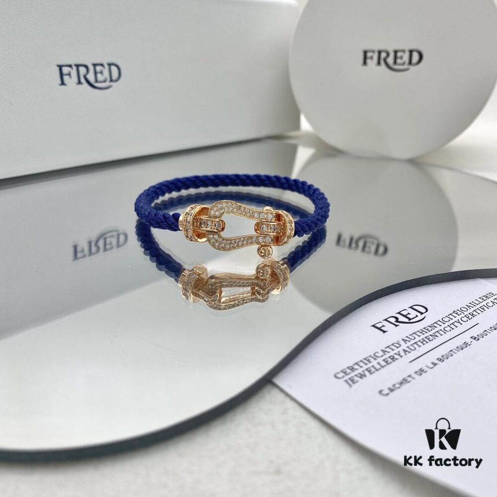 692ff59999f2d84055c8de55 FRED Force 10 Large Diamond-Paved Bracelet
