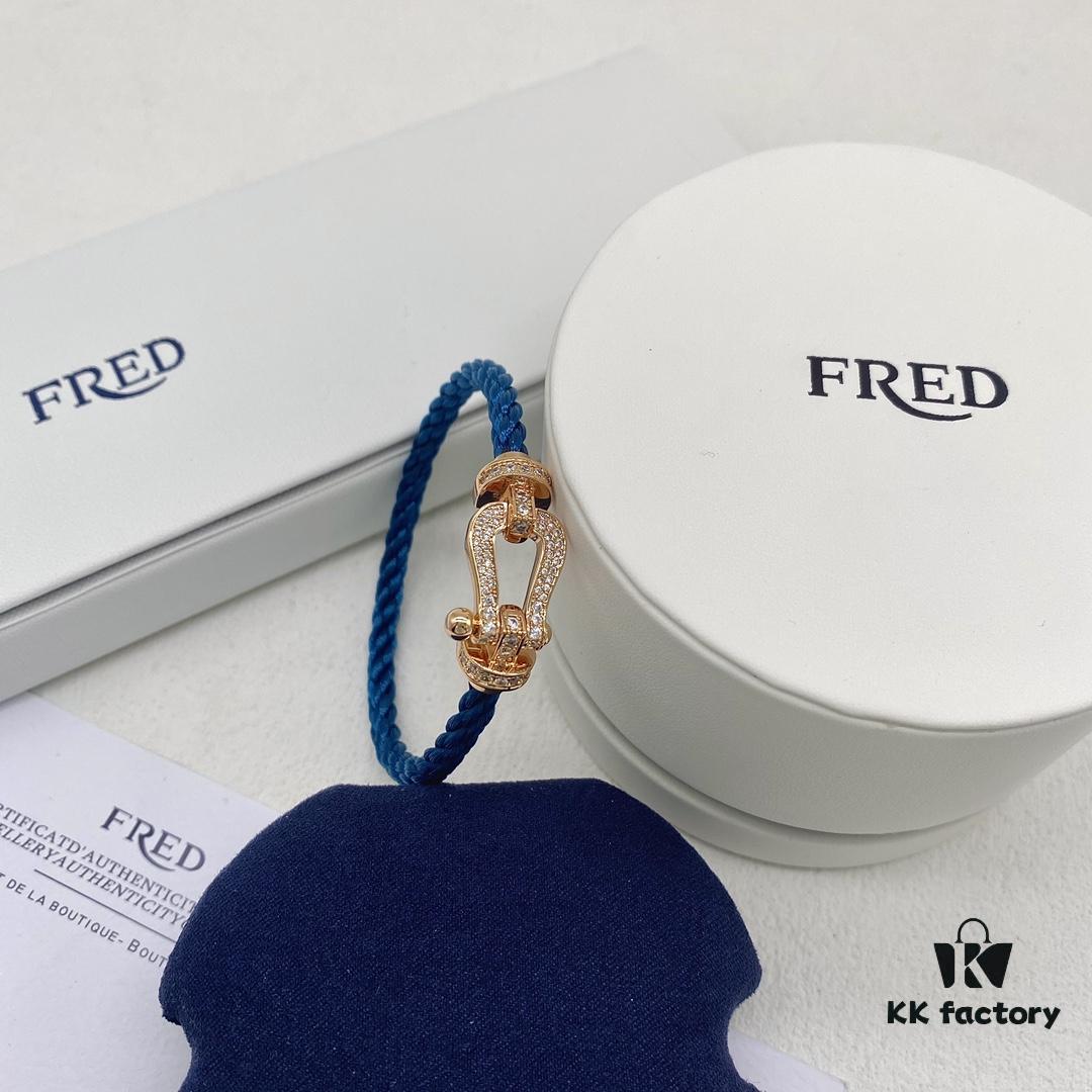 692ff59e99f2d84055c8de5f FRED Force 10 Large Diamond-Paved Bracelet in Coastal Blue