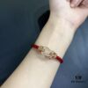 692ff5c499f2d84055c8deab Red Energy Nurtures, Activating Good Luck Mode – Red Bracelet with Fully Encrusted Diamond Horsehoof Clasp, Elegant and Skin-Brightening