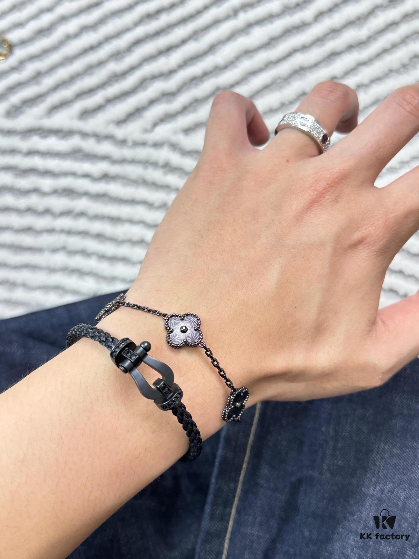 Fred Fred Matte Black Samurai Bracelet