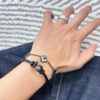 Fred Fred Matte Black Samurai Bracelet