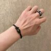 Fred Fred Matte Black Samurai Bracelet