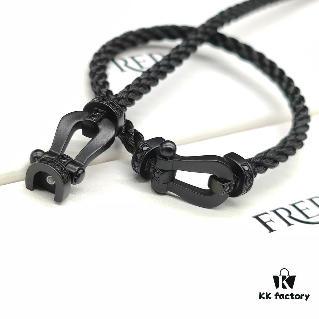 692ff5e999f2d84055c8deda New Arrival! Frosted Edition, 1:1 Precision Craftsmanship, Fred Black Warrior Braided Bracelet