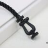 692ff5eb99f2d84055c8dedf Fred Jewelry Black Warrior Matte Black Horseshoe Bracelet