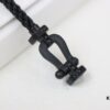 692ff5ec99f2d84055c8dee0 Fred Jewelry Black Warrior Matte Black Horseshoe Bracelet