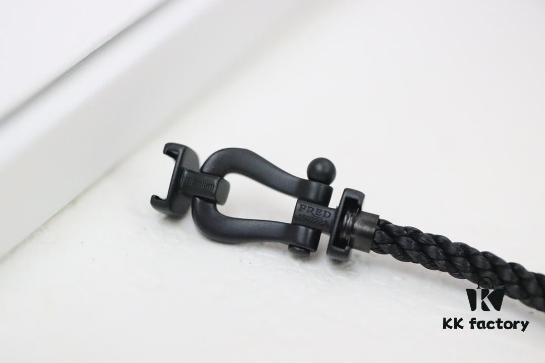 692ff5ec99f2d84055c8dee2 Fred Jewelry Black Warrior Matte Black Horseshoe Bracelet