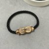 692ff61699f2d84055c8df0e Fred Large Black Cord Bracelet - Luxury Fashion Elegant Design, High-End Customized, Thickened 18K Gold Plated Craftsmanship, Precision Micro-Pave, Must-Have Item for Influencers and Style Enthusiasts