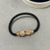 692ff61899f2d84055c8df0f Fred Large Black Cord Bracelet - Luxury Fashion Elegant Design, High-End Customized, Thickened 18K Gold Plated Craftsmanship, Precision Micro-Pave, Must-Have Item for Influencers and Style Enthusiasts