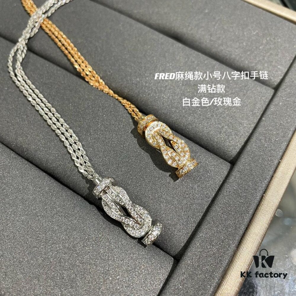 692ff62199f2d84055c8df19 FRED Fred Malley Series Horseshoe Bracelet, Triple Braided Rope Chain