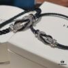 692ff65c99f2d84055c8df5f Exquisite Panda Couple Bracelets with Black and White Design