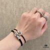 692ff66199f2d84055c8df65 Exquisite Panda Couple Bracelets with Black and White Design