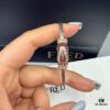 FRED Force 10 Bracelet in Rose Gold with Ruby, Medium Size, Red Sapphire Magnetic Clasp, Steel Cable Design
