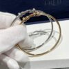 692ff6d199f2d84055c8dfef FRE*D Full Diamond Horseshoe Buckle Rigid Tube Bracelet, CNC Precision Carved, Lightweight Hollow Design, Rose Gold & White Gold In Stock, Hand-Set Diamonds with ZP-Aligned Drill Settings and Logo Anti-Counterfeit Markings, 2cm Small Size