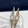692ff6d399f2d84055c8dff0 FRE*D Full Diamond Horseshoe Buckle Rigid Tube Bracelet, CNC Precision Carved, Lightweight Hollow Design, Rose Gold & White Gold In Stock, Hand-Set Diamonds with ZP-Aligned Drill Settings and Logo Anti-Counterfeit Markings, 2cm Small Size