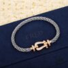 692ff6de99f2d84055c8dffc F&ED Saddle Red String Bracelet, Perfect Couple's Choice, Must-Have! Horsehoof Clasp Design Symbolizing Perfection and Reunion