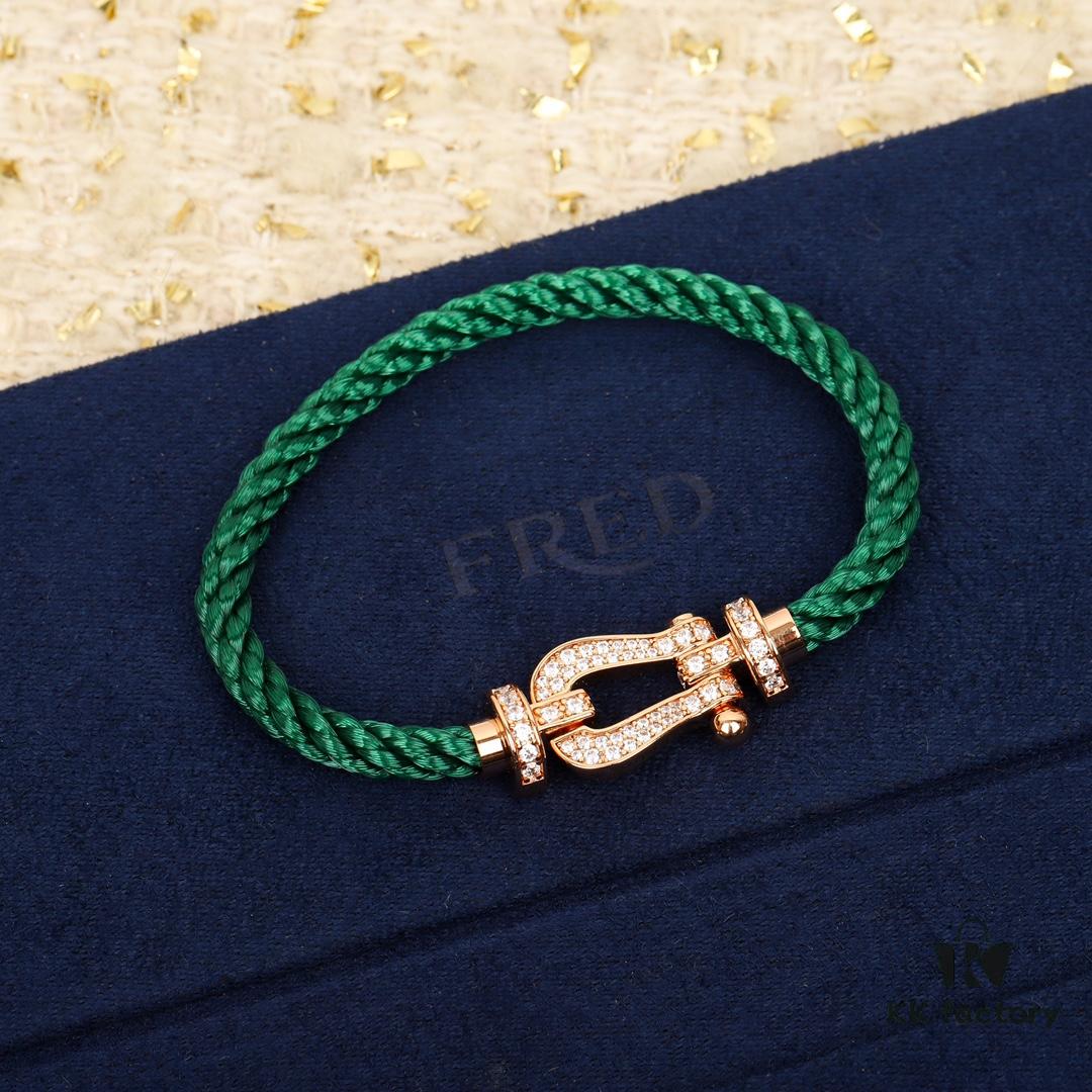 692ff6e199f2d84055c8dffe F&ED Saddle Red String Bracelet, Perfect Couple's Choice, Must-Have! Horsehoof Clasp Design Symbolizing Perfection and Reunion
