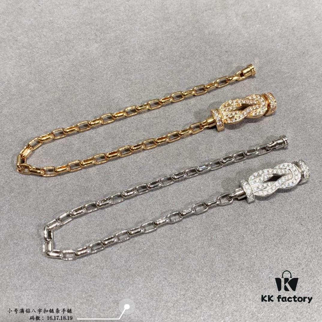 692ff6fb99f2d84055c8e022 New Arrival ❤️ Fred-inspired Small Full Diamond Infinity Knot Chain Bracelet – Luxury, Stylish, Exquisite, High-end Custom Design with Thickened 18K Gold Plated Finish and Precision Micro-Set Craftsmanship, a Must-have for Fashion Influencers and Trendsetters