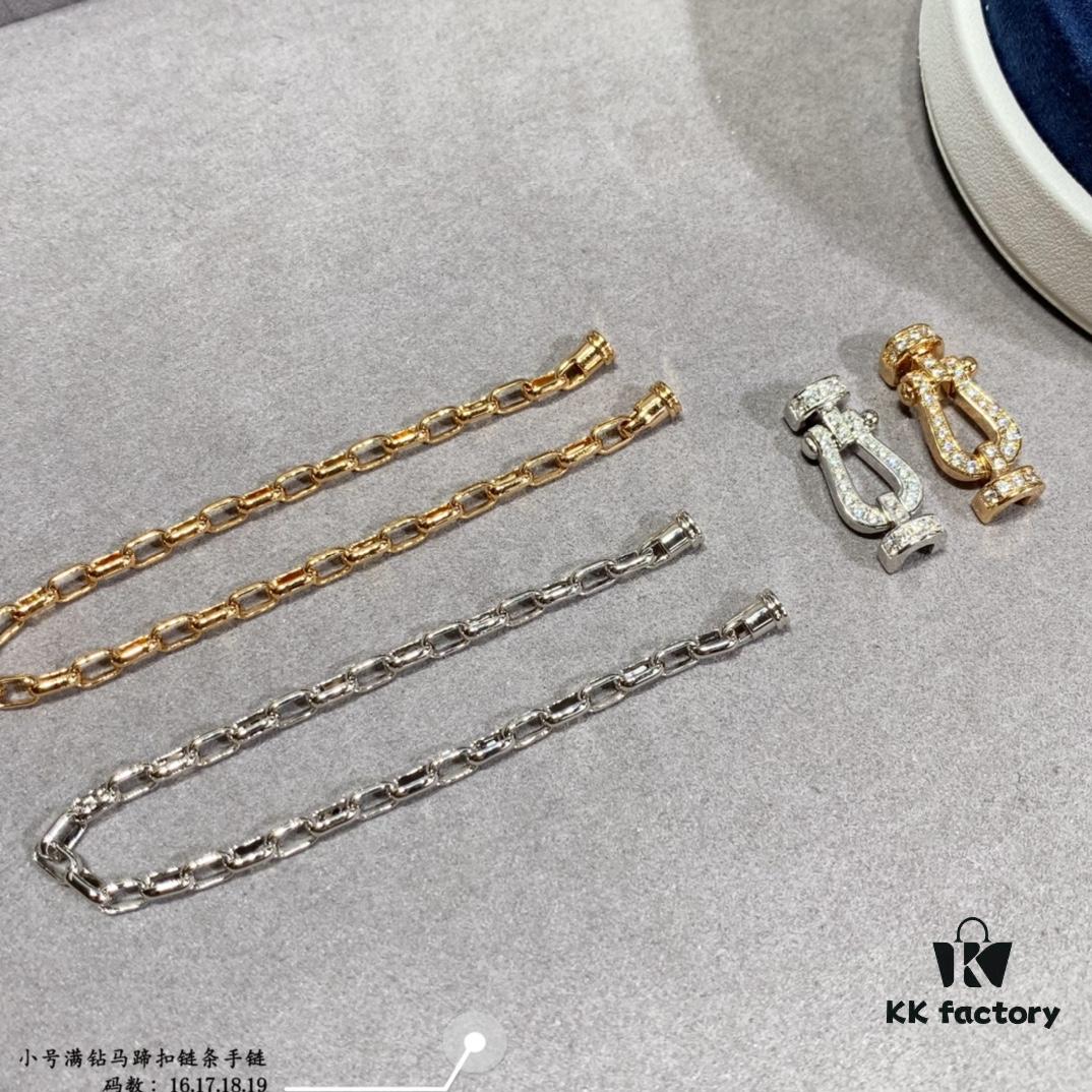 692ff6fe99f2d84055c8e025 New Arrival Fred-inspired Small Full Diamond Horseshoe Charm Chain Bracelet – Luxury Fashion Elegant High-end Custom Design, Thickened 18K Gold Plated, Precision Micro-Inlay, Must-have for Trendsetters and Influencers
