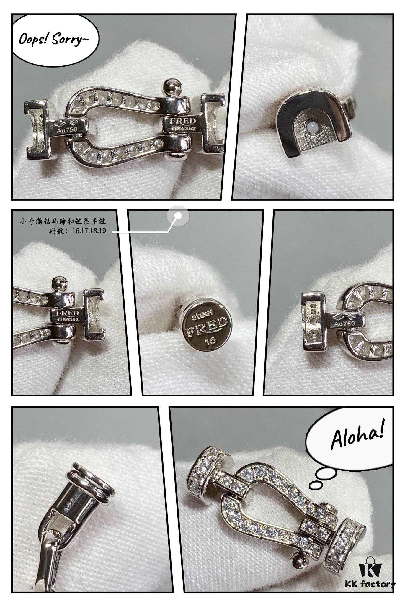 692ff6ff99f2d84055c8e027 New Arrival Fred-inspired Small Full Diamond Horseshoe Charm Chain Bracelet – Luxury Fashion Elegant High-end Custom Design, Thickened 18K Gold Plated, Precision Micro-Inlay, Must-have for Trendsetters and Influencers