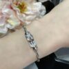 692ff70399f2d84055c8e029 New Arrival! FRED-inspired Small Half-Diamond Figure-8 Knot Chain Bracelet – Luxury Fashion, Exquisite Craftsmanship