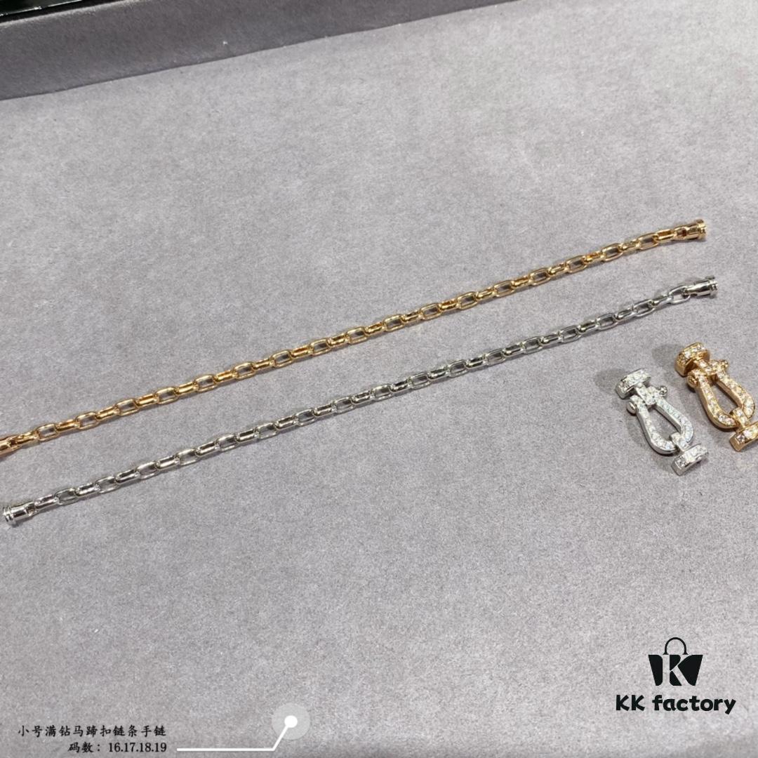 692ff70499f2d84055c8e02c New Arrival Fred-inspired Small Full Diamond Horseshoe Charm Chain Bracelet – Luxury Fashion Elegant High-end Custom Design, Thickened 18K Gold Plated, Precision Micro-Inlay, Must-have for Trendsetters and Influencers