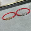692ff70e99f2d84055c8e034 New Arrival Fred-inspired Small Full Diamond Infinity Red String Bracelet, Luxury 18K Gold Plated, Precision Micro-pavé, Must-have Fashion Accessory for Trendsetters