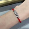 692ff71199f2d84055c8e037 New Arrival Fred-inspired Small Full Diamond Infinity Red String Bracelet, Luxury 18K Gold Plated, Precision Micro-pavé, Must-have Fashion Accessory for Trendsetters