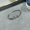 692ff72b99f2d84055c8e050 Fred-style Small Half-Diamond Infinity Clasp Steel Rope Bracelet - Luxury Fashion Elegant High-End Custom Design, Thickened 18K Gold Plated Craftsmanship, Precision Micro-Set, Must-Have Accessory for Influencers and Trendsetters