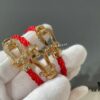 Fred FRED Large Rose Gold Horsehoof Clasp, Thick Gold Hand-Set High Quality