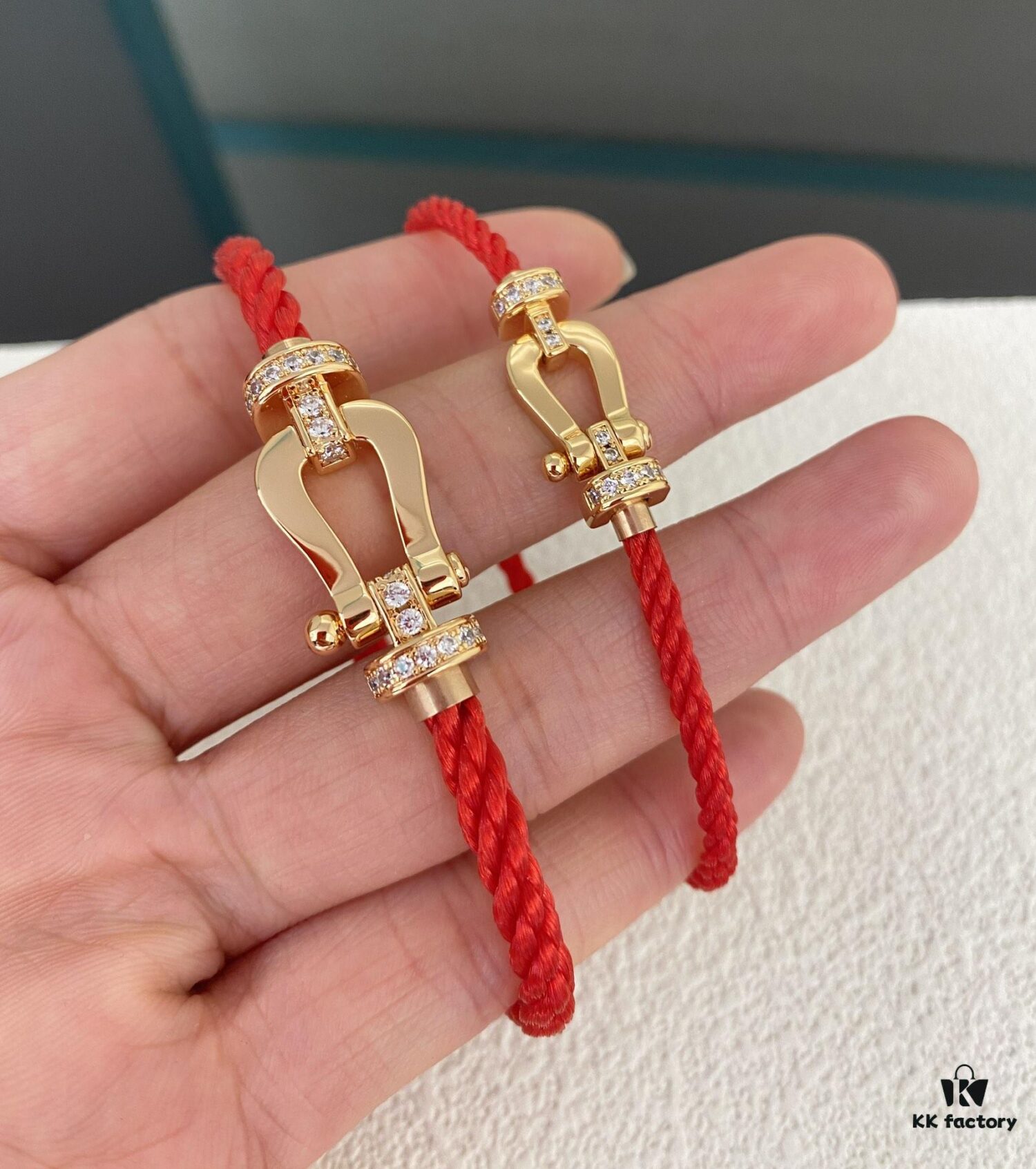 Fred Fred Red String D-Shaped Clasp Bracelet Series