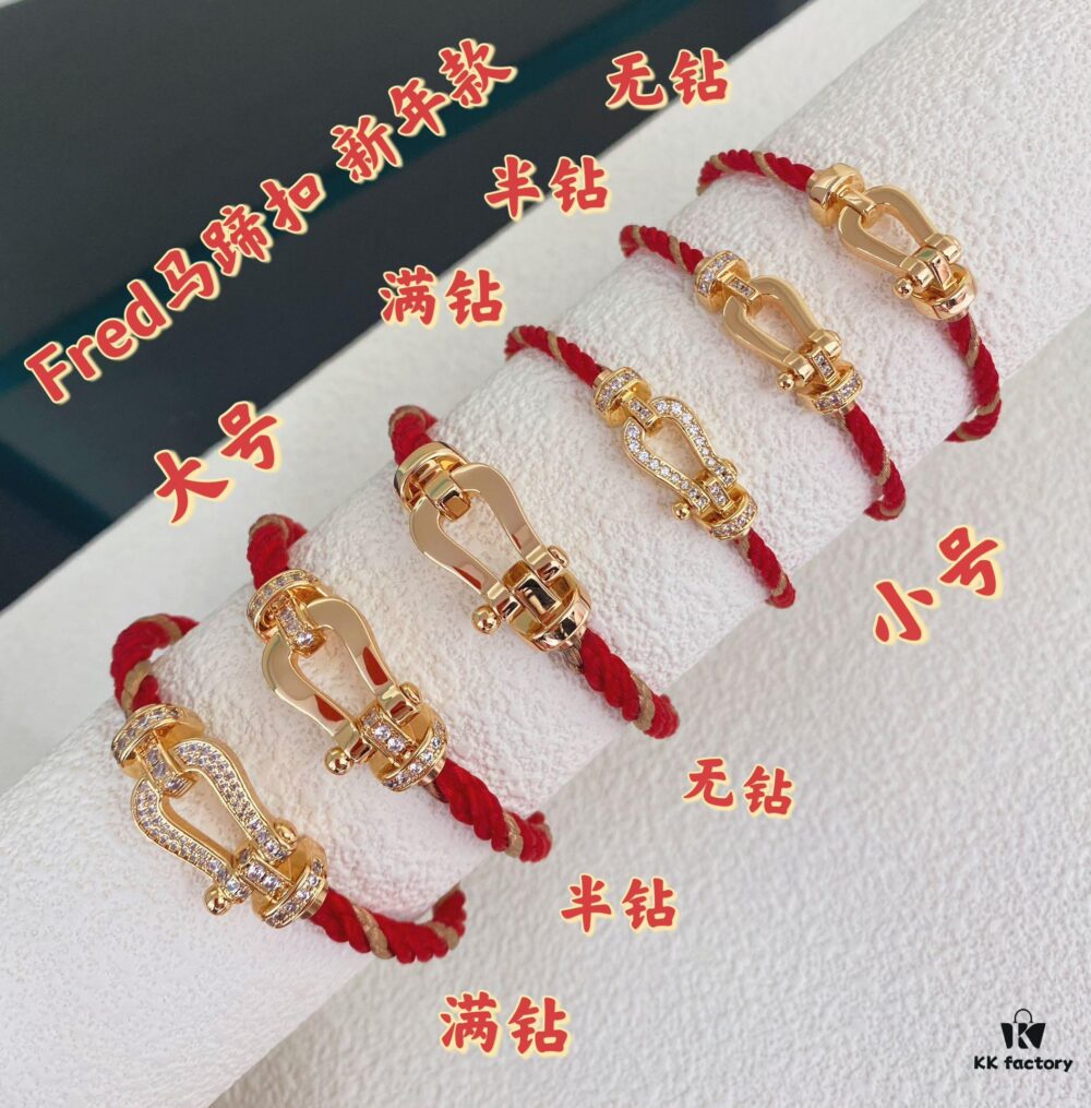 692ff73c99f2d84055c8e070 Fred New Bicolor Red Rope D-Shaped Clasp