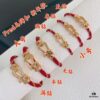 Fred New Bicolor Red Rope D-Shaped Clasp