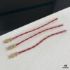 Fred New Bicolor Red Rope D-Shaped Clasp