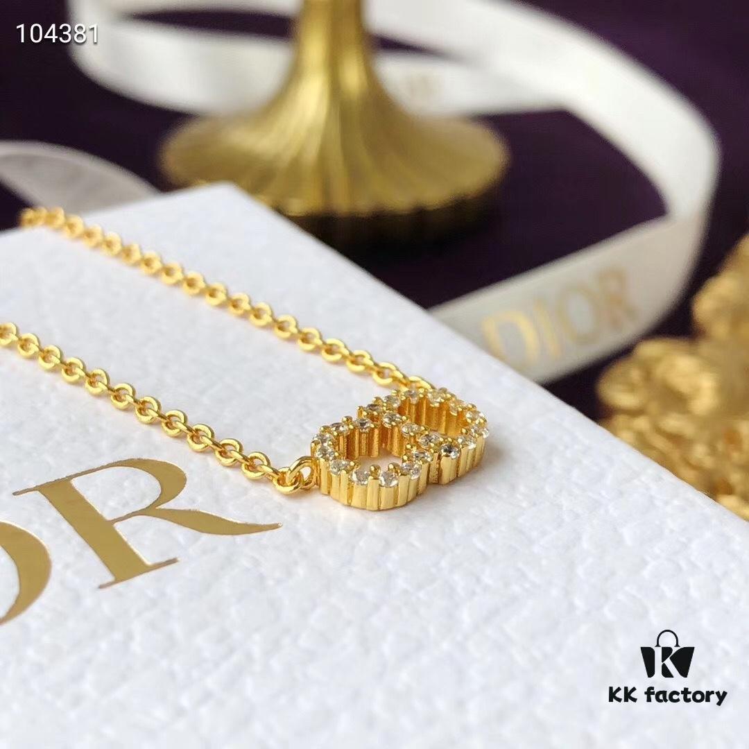 Authentic Dior Constellation CD Necklace