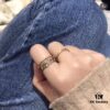 Dior Popular Ring Brass Crystal Ring