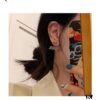 Dior Bee Asymmetric Earrings