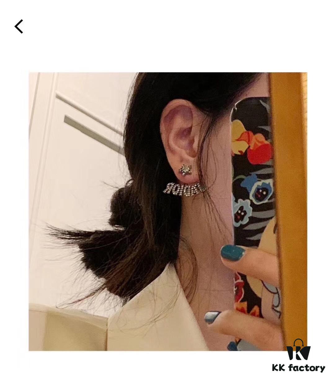 Dior Bee Asymmetric Earrings