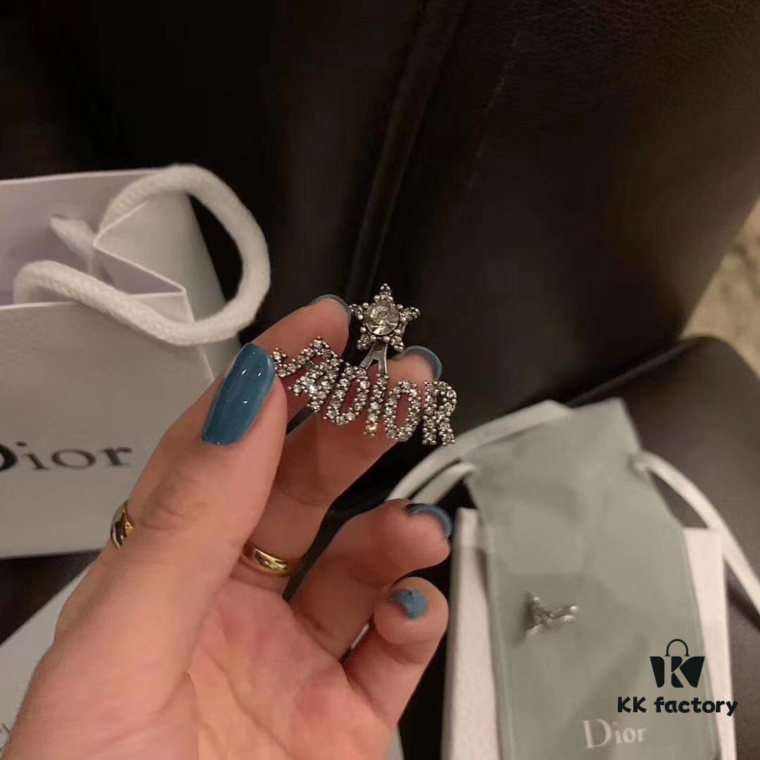 Dior Bee Asymmetric Earrings
