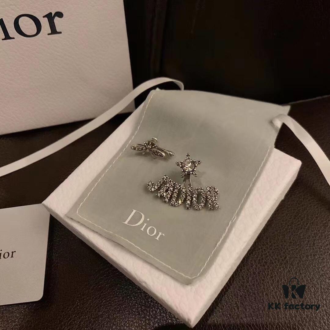 Dior Bee Asymmetric Earrings