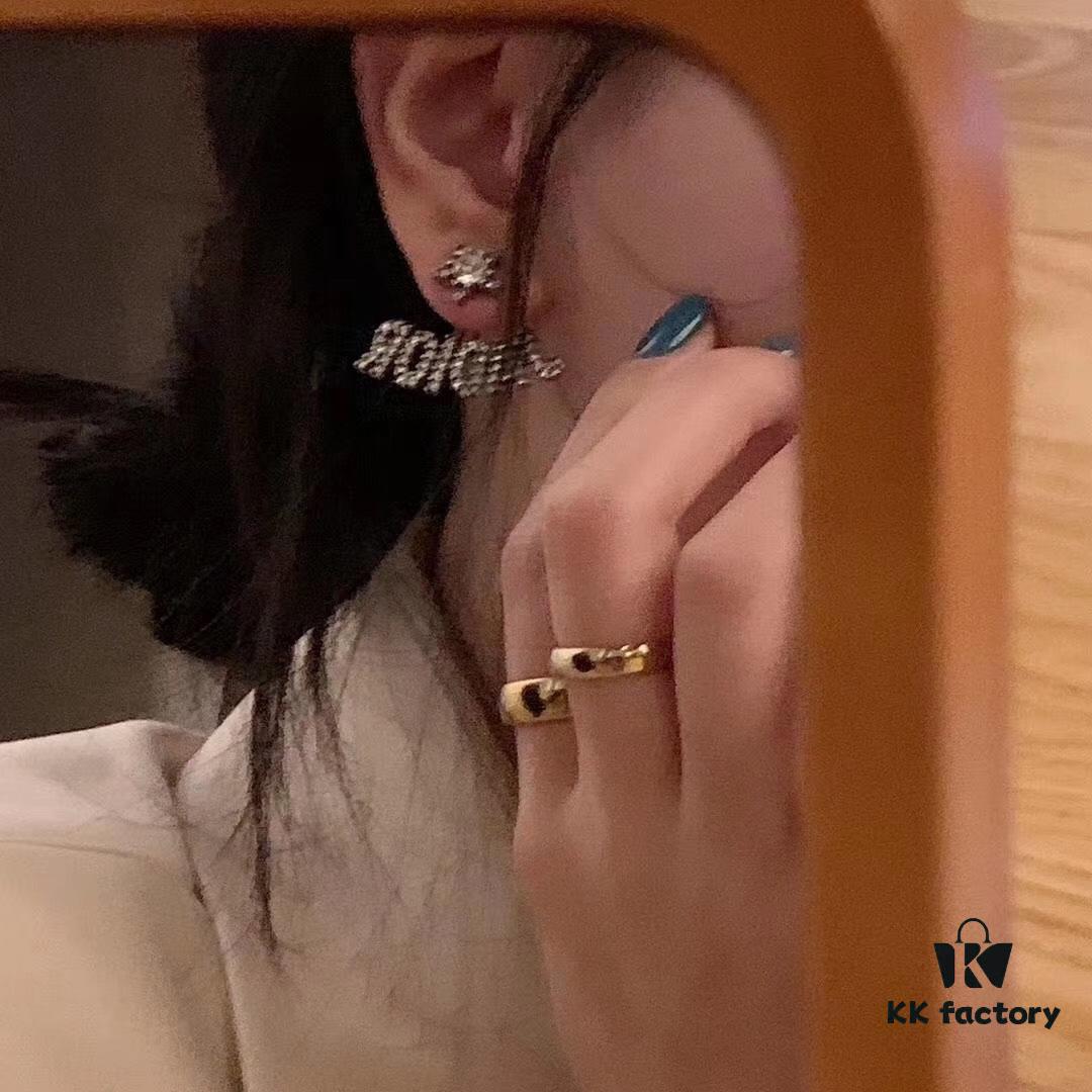 Dior Bee Asymmetric Earrings