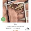 Dior Bee Asymmetric Earrings