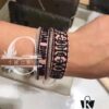 692ff75b99f2d84055c8e0ae Dior Knitted Adjustable Tassel Bracelet – Authentic Embroidered Design, Not Printed, Matching Original Retail Version