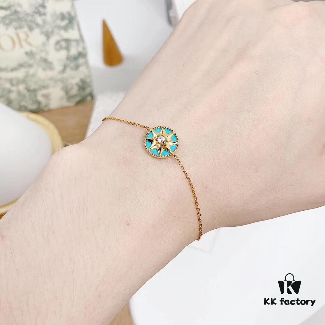 692ff76299f2d84055c8e0c0 Dior Limited Edition Compass Bracelet (Sterling Silver with Gold Plating)