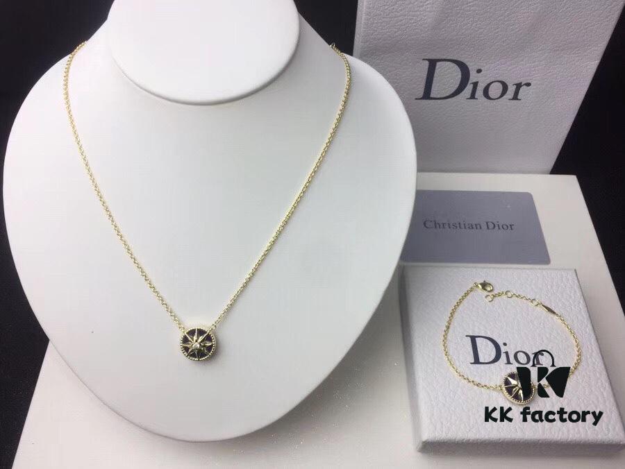 692ff76899f2d84055c8e0d3 DIOR Compass Necklace Bracelet 💥 Victoire de Castellane Reinterprets Mr. Dior's Lucky Star - The Eight-Pointed Star with a Rose of Winds Design