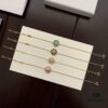 692ff76a99f2d84055c8e0d7 D!or Compass Bracelet - Rose des Vents Collection, 18K Real Gold Plated with Diamond and Silver Base, Featuring Turquoise, Lapis Lazuli, White Shell, and Pink Crystal Options