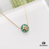 692ff76e99f2d84055c8e0e2 Dior Classic Lucky Star Eight-Pointed Compass Necklace, Exquisitely Crafted in Sterling Silver with Genuine Gold Plating and Zirconia
