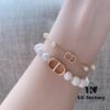 692ff77e99f2d84055c8e108 Dior【CD Necklace + Bracelet + Stud Earrings】Set (with Original Packaging, Free Shipping)