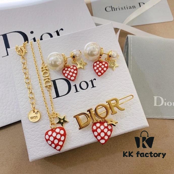 692ff78799f2d84055c8e11c Dior Limited Strawberry Heart Set (with Boutique Packaging, Free Shipping)